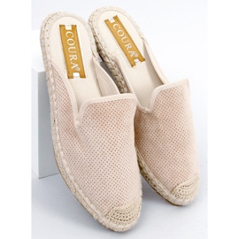 Pantoufles espadrilles femme Carmen Beige 2