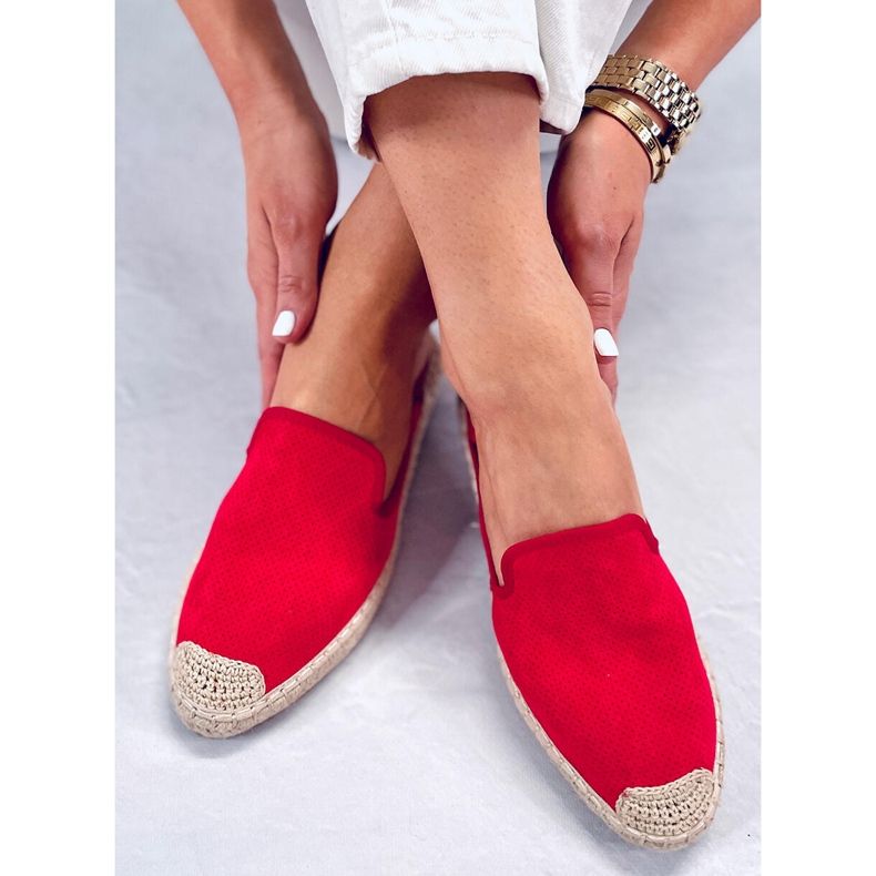 Espadrilles femme Carmen Rouge 2