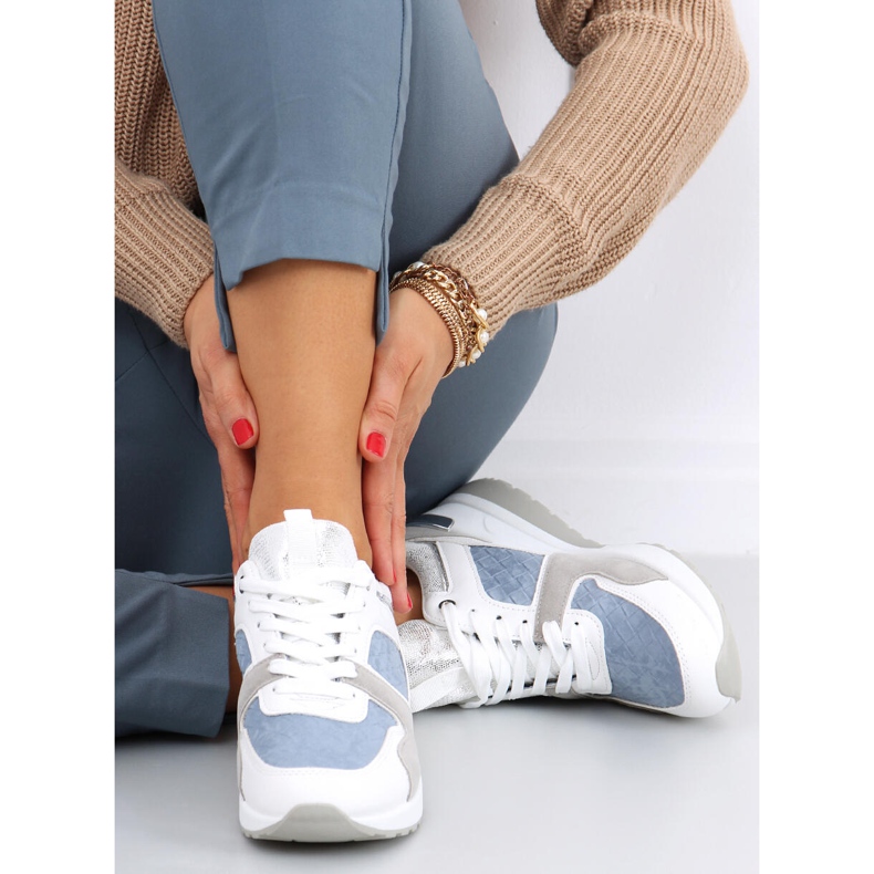 Chaussures de sport compensées Adan Blue bleu multicolore 1