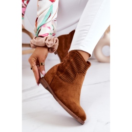 S.Barski Bottes Femme Daim Compensées Cachées Camel Solene brun 2 S.Barski Bottes Femme Daim Compensées Cachées Camel Solene brun 2