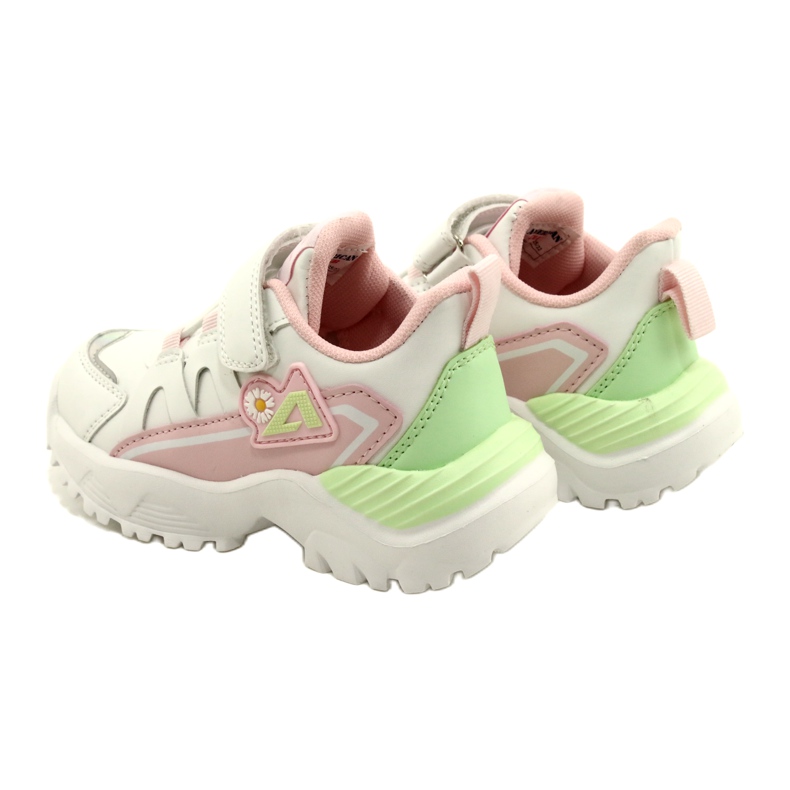 American Club Velcro avec hologramme AA25/22 Blanc blanche 4