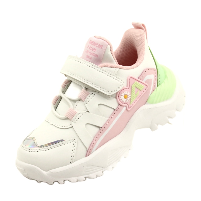 American Club Velcro avec hologramme AA25/22 Blanc 3