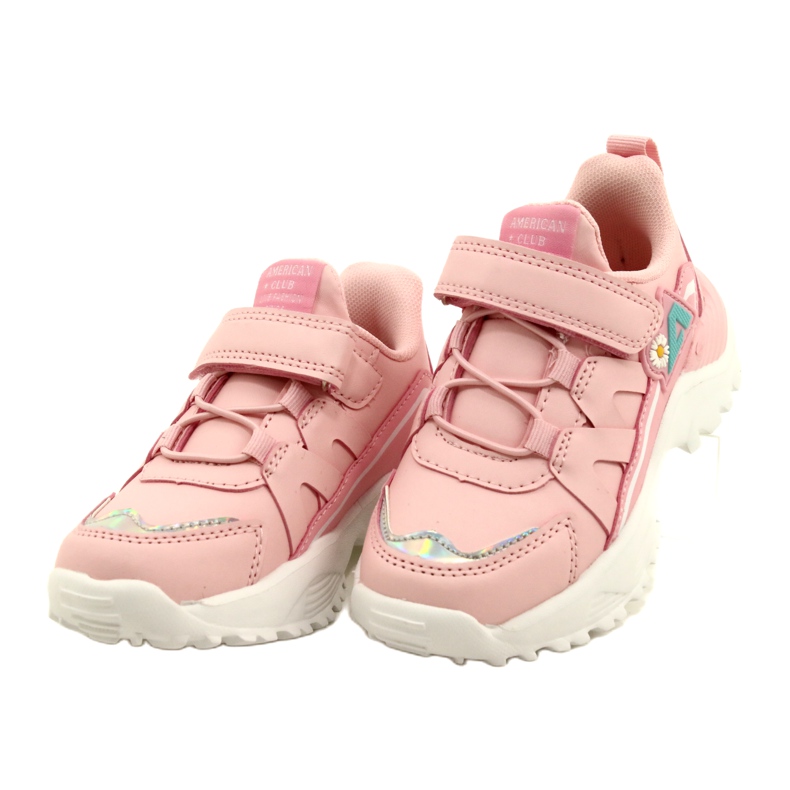 American Club Velcro avec hologramme AA25/22 rose 2 American Club Velcro avec hologramme AA25/22 rose 2