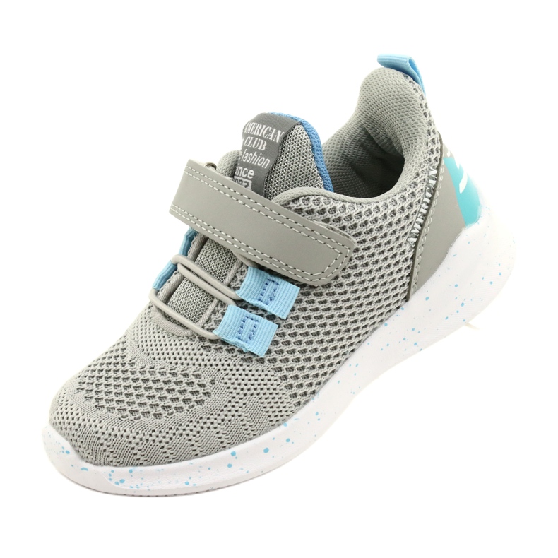 American Club RD13/22 Chaussures de sport à scratch Gris 3 American Club RD13/22 Chaussures de sport à scratch Gris 3