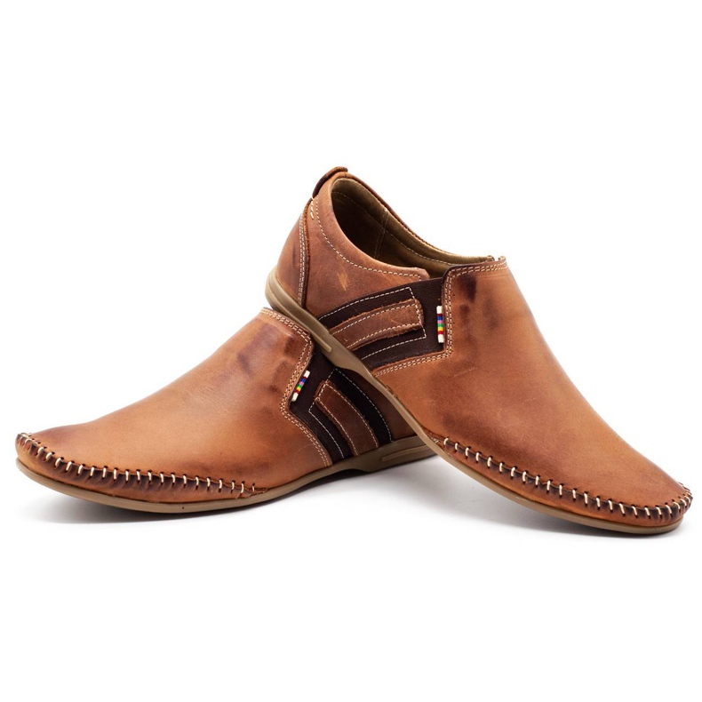 KOMODO Chaussures homme en cuir 711 marron brun 6 KOMODO Chaussures homme en cuir 711 marron brun 6
