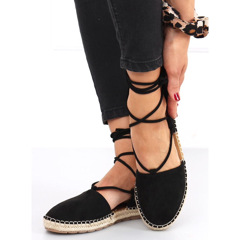 Espadrilles femme Arely Noir 1