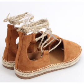Espadrilles femme Arely Camel brun 3