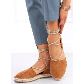 Espadrilles femme Arely Camel brun 2