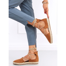 Espadrilles femme Arely Camel brun 4