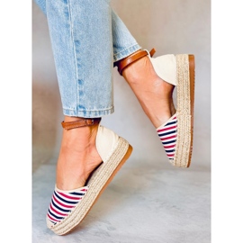 Espadrilles à rayures Gema Mix multicolore 4