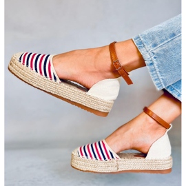 Espadrilles à rayures Gema Mix multicolore 3