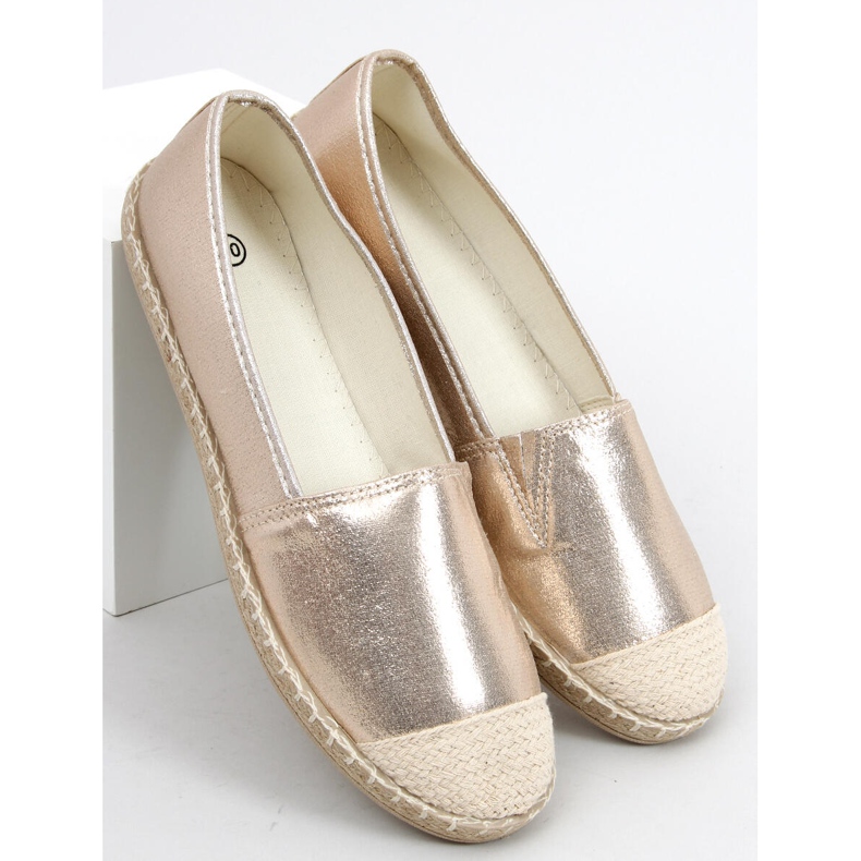Espadrilles femme Casto Gold d'or 1 Espadrilles femme Casto Gold d'or 1