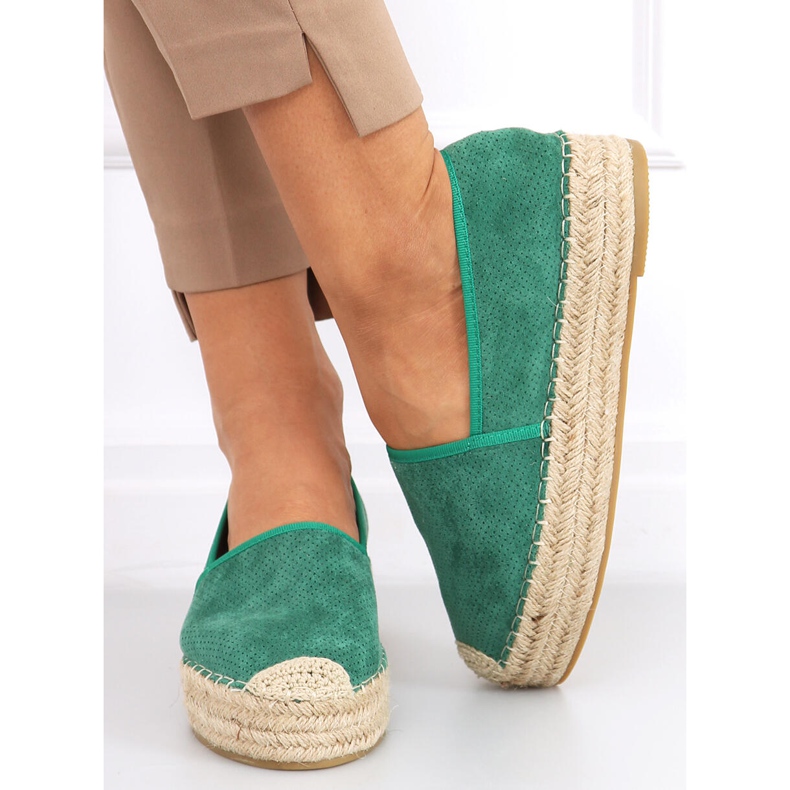 Espadrilles femme Zeca Vert 1