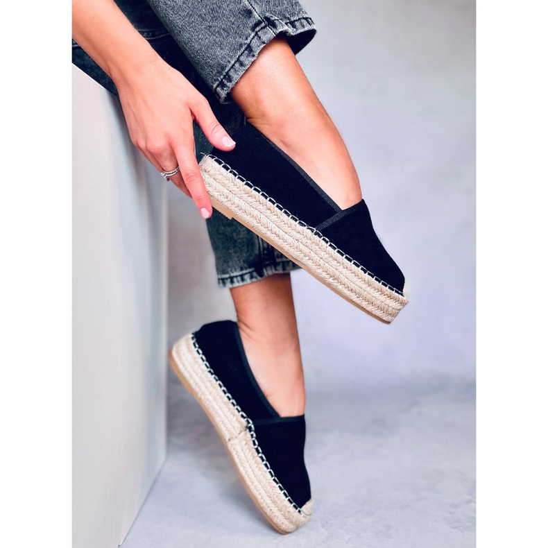 Espadrilles Zeca noires pour femme 2