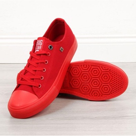 Baskets Big Star M AA174007 rouge 1