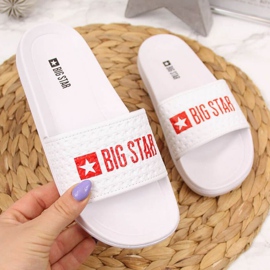Chaussons de sport Big Star GG374803 blanc blanche 1