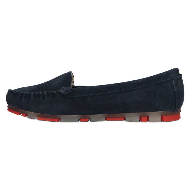 Mocassins Cuir Filippo DP2037/22 NV RD Bleu marine rouge 2