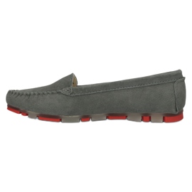 Mocassins Cuir Filippo DP2037/22 GR RD Gris rouge 3
