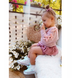 Baskets Montantes Enfant Avec Dentelle Blanc Roly-Poly blanche 2