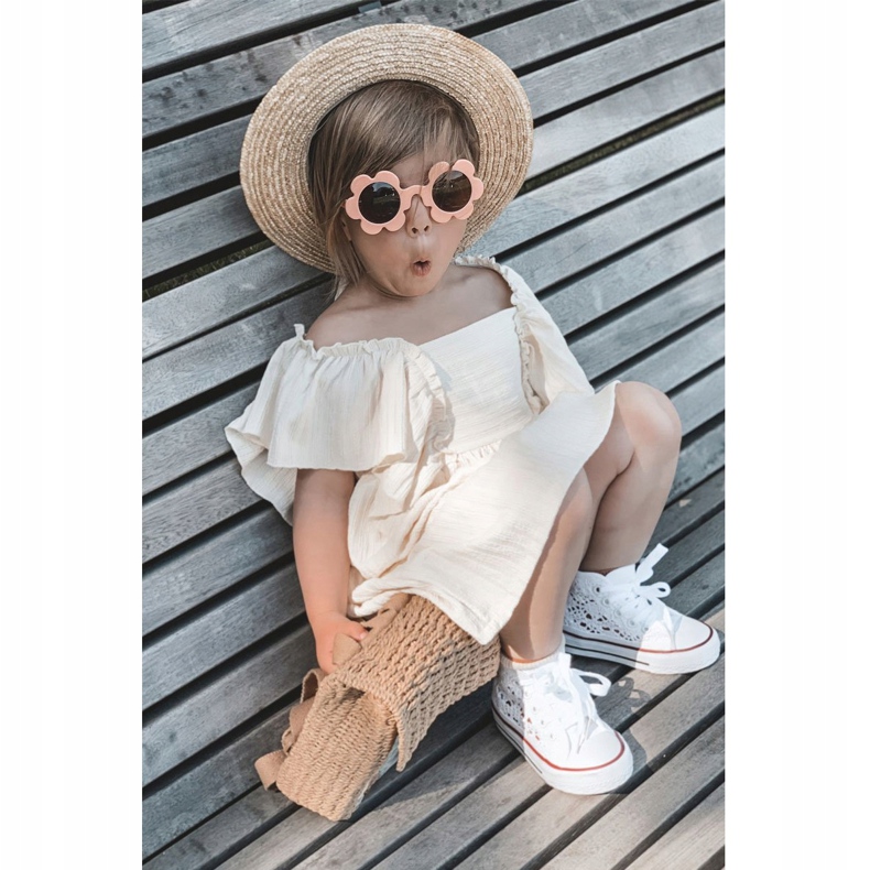 Baskets Montantes Enfant Avec Dentelle Blanc Roly-Poly blanche 3