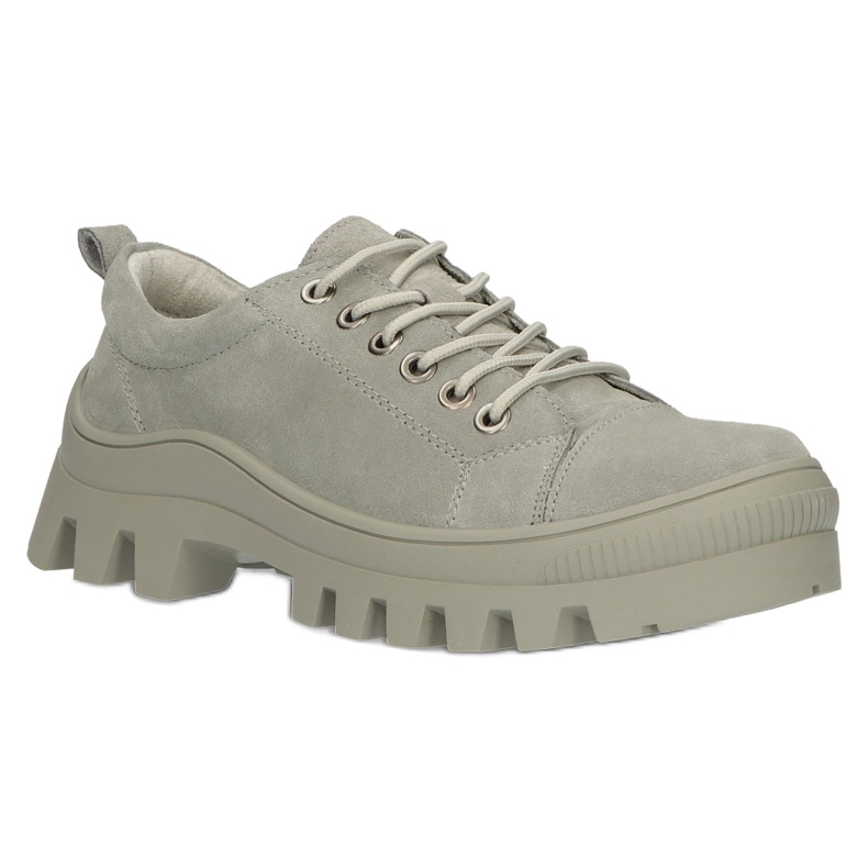 Baskets en cuir suédé Filippo DP3522 / 22 GR Gris 1