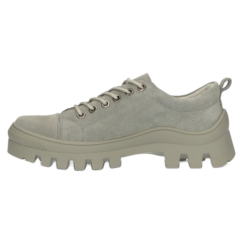 Baskets en cuir suédé Filippo DP3522 / 22 GR Gris 3