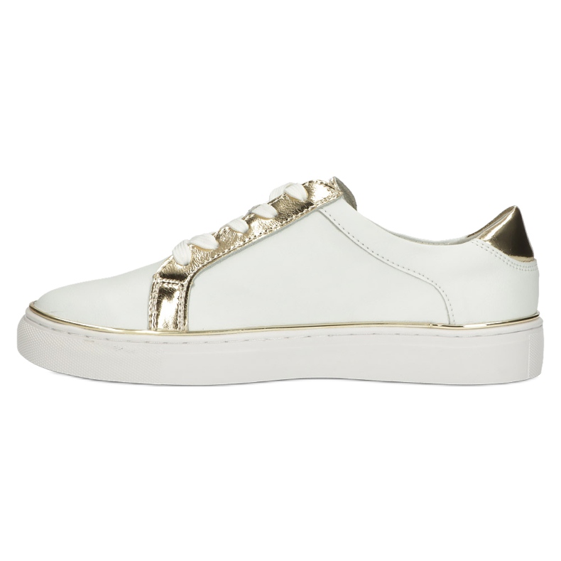 Filippo Baskets en cuir élégantes DP3617 / 22 WH blanche 4