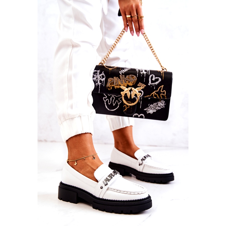 La.Fi Chaussures pour femmes Insert en cuir blanc Eco-Lens 1