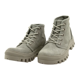 Baskets hautes en cuir Filippo DPT3523 / 22 GR Gris 2