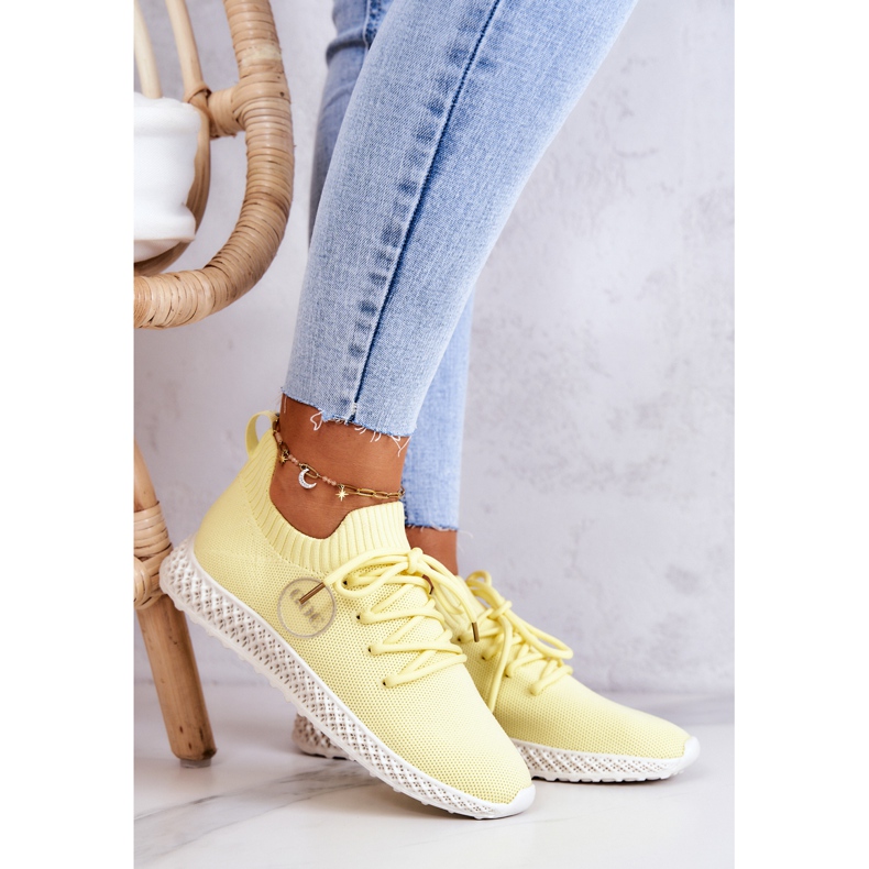 Chaussures de sport femme GOE JJ2N4150 Jaune 1