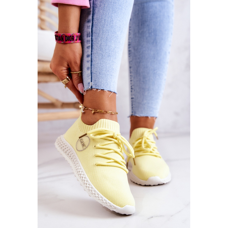 Chaussures de sport femme GOE JJ2N4150 Jaune 2
