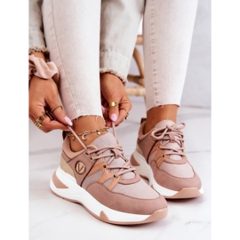 Vinceza Chaussures de sport Baskets Dirty Róż Imperio rose 1