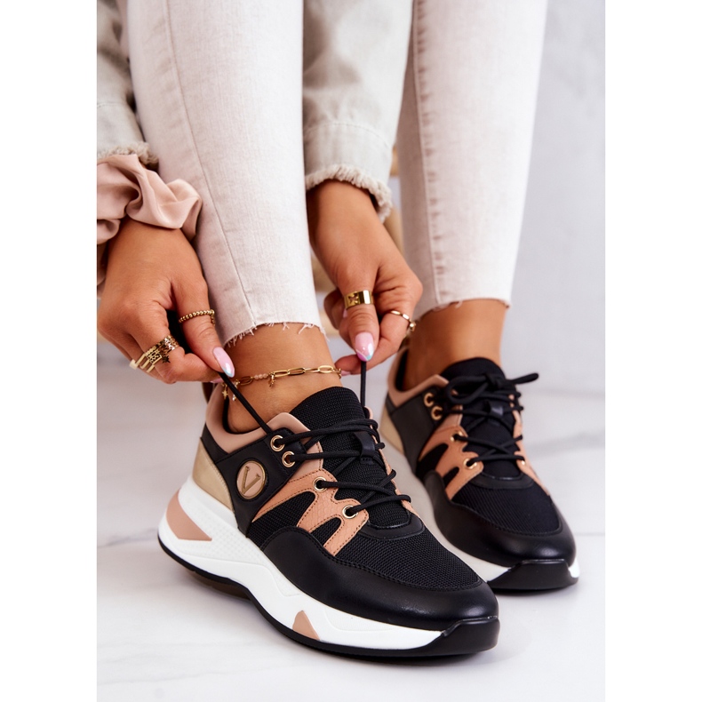 Vinceza Chaussures de Sport Baskets Noir Imperio le noir 1