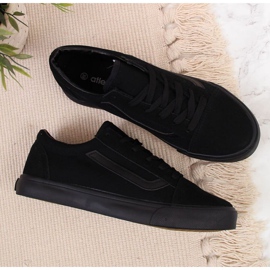 Baskets en textile Atletico W ATC264D noires le noir 4
