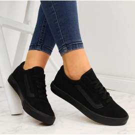 Baskets en textile Atletico W ATC264D noires le noir 5