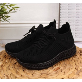 Chaussures de sport textile News Jr EVE338A noir le noir 2