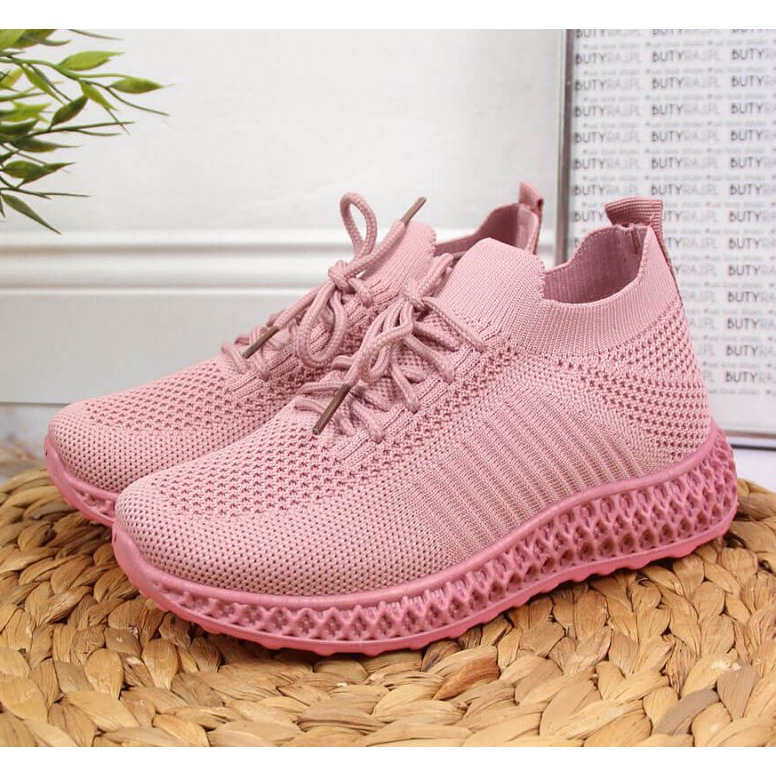 Chaussures de sport textile News Jr EVE338B rose 2