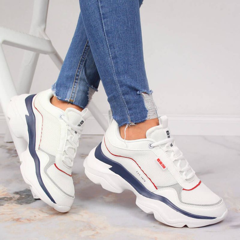 Chaussures de sport Big Star W JJ274A116 blanc 2