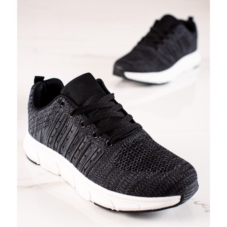 TRENDI Baskets de sport noir 1