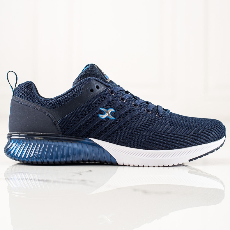 I-CAX Chaussures de sport décontractées bleu marin 1