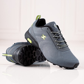 I-CAX Chaussures de randonnée confortables gris 1