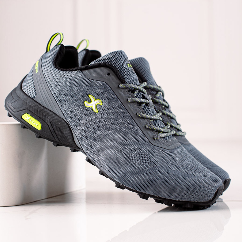 I-CAX Chaussures de randonnée confortables gris 2