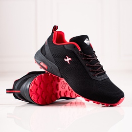 I-CAX Chaussures de randonnée confortables le noir 2