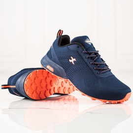 I-CAX Chaussures de randonnée confortables bleu marine 2