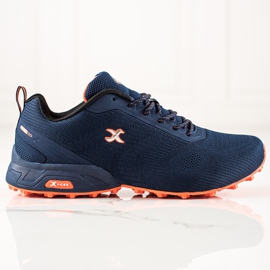 I-CAX Chaussures de randonnée confortables bleu marin 3