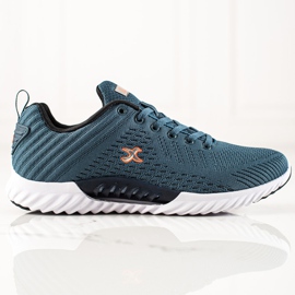 I-CAX Baskets de sport pour hommes bleu 1 I-CAX Baskets de sport pour hommes bleu 1