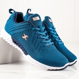 I-CAX Baskets de sport pour hommes bleu 1 I-CAX Baskets de sport pour hommes bleu 1