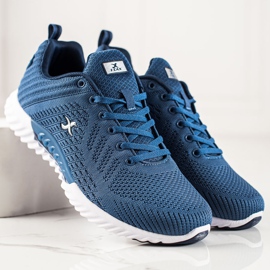 I-CAX Baskets de sport pour hommes bleu 2 I-CAX Baskets de sport pour hommes bleu 2