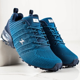I-CAX Chaussures de randonnée confortables bleu 1
