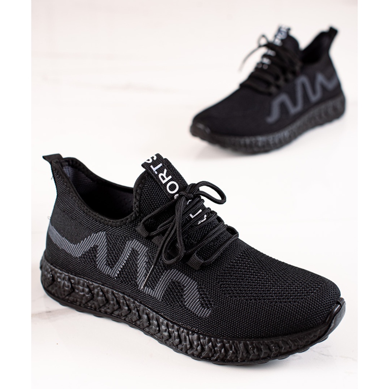 TRENDI Chaussures de sport légères le noir 1